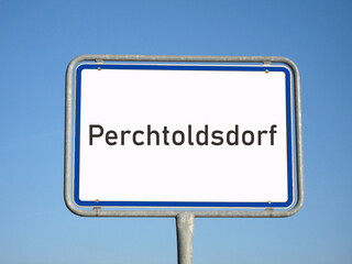 Ortsschild Perchtoldsdorf