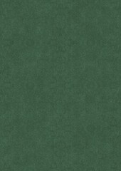 Hand-drawn unique abstract symmetrical seamless ornament. Bright semi transparent green on a deep warm green background. Paper texture. Digital artwork, A4. (pattern: p06e)