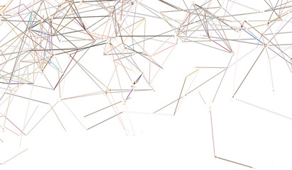 abstract futuristic network on background illustration