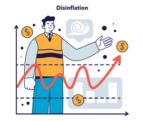 Disinflation. Price increases and the value of money recession