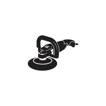 Car polisher vector, Vector illustration