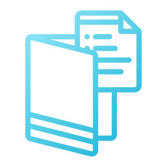 Fototapeta premium Icon object Folder Illustration for web, app