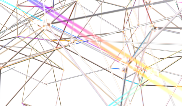 network structure - abstract design connection