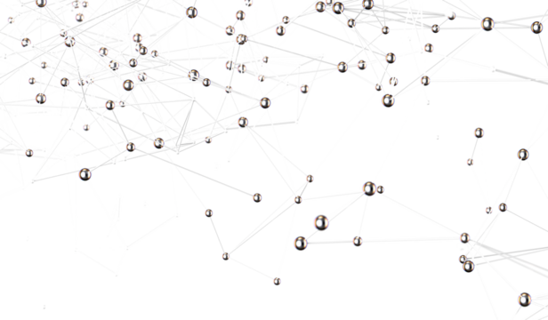 Motion of digital data flow. Communication and technology network concept with moving lines and dots