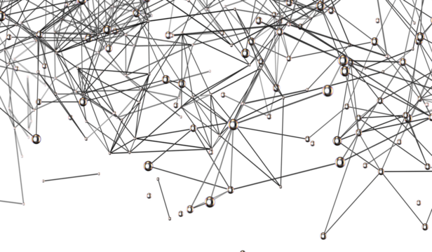 network structure - abstract design connection