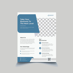 Modern corporate business flyer template