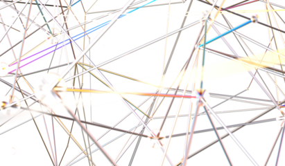 network structure - abstract design connection
