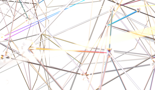 network structure - abstract design connection