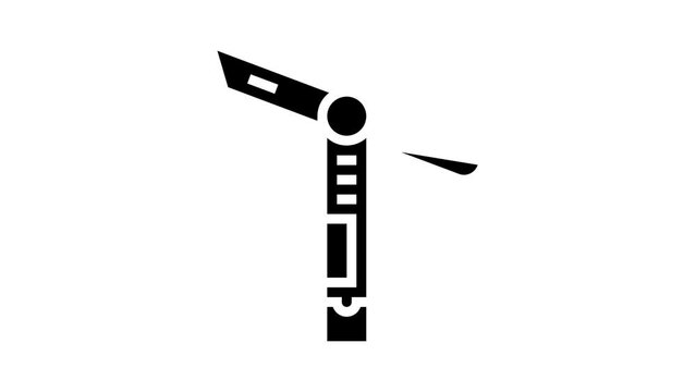 sliding bevel carpenter accessory glyph icon animation