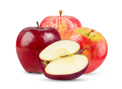 Red apple isolated on transparent png