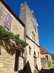 Royal Bastide of Domme and medieval town of Périgord Noir. Ancient Hotel of Consuls 