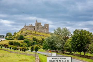 The Rock of Cashel. Irish Cashel of the Kings and St. Patrick's Rock, a historic site located at...