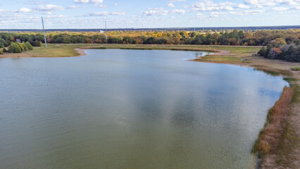 Obraz premium Lake Bryan is the Brazos Valley's recreation destination for fishing, boating, hiking, biking, and fun of all sorts, Texas, USA