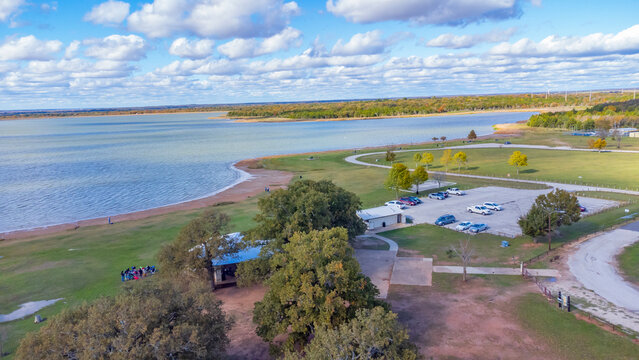 Lake Bryan is the Brazos Valley's recreation destination for fishing, boating, hiking, biking, and fun of all sorts, Texas, USA