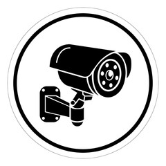 CCTV Security Camera Symbol Sign, Vector Illustration, Isolate On White Background Label .EPS10