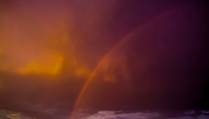 Fototapeta premium Sunset Rainbow