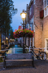 Delft by night