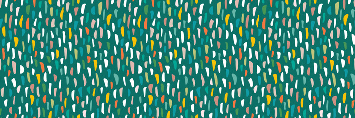 Grunge doodles pattern. Tribal simple ornament seamless pattern. Grunge ethnic background. Simple doodle pattern. Modern fabric design. 80s or 90s clothes fabric. Contemporary ornaments.