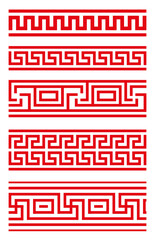 greek decorative ornamental border