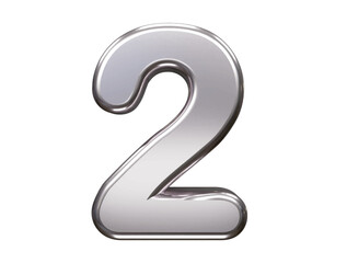 Number text effect vector element transparent