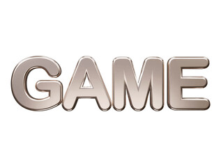 Game text effect vector illustration