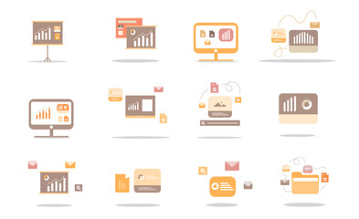 Business icon resources set bundle