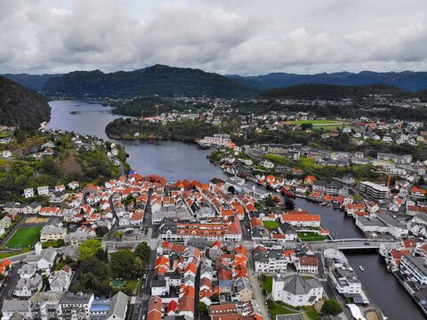Flekkefjord town in Norway
