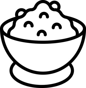 recommend clip art: Cambodia food icon outline vector. Travel culture. Temple map