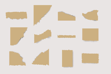  vector complex Torn Papper concept symbols of Torn papper. Web infographic icon design	