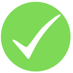 Check list button icon. Check mark in box sign