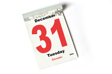  31 December 2024 Silvester