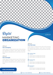 Colorful Business flyer, Brochure design, cover modern layout, annual report, proposal, Poster Template for Multipurpose