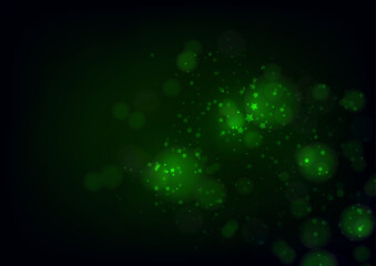 The abstract background shines, shimmers, sparkles with starlight. Mystical lighting. Vector