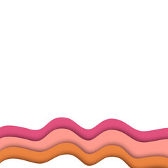 Paper cut abstract background 