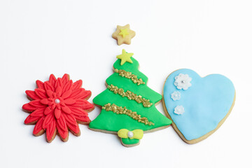 Artisan cookies to give away at Christmas cooked in Madrid