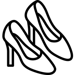 heels outline icon