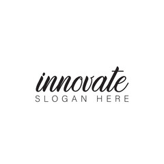 Modern calligraphy text. Vector hand-drawn illustration black and white