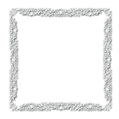 Frame, in the style of an ornament, Vector illustration eps 10, Art.	