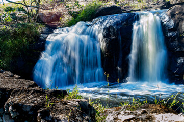 waterfall in long exposure