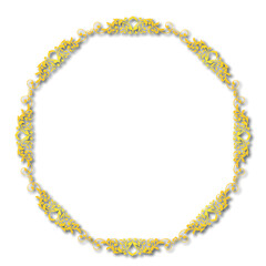 Frame, in the style of an ornament, Vector illustration eps 10, Art.	