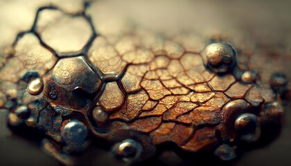 Old mechanical rusty gear texture design illustration