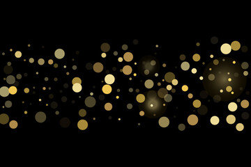 Gold glitter confetti, great design for any purpose. Party decor.