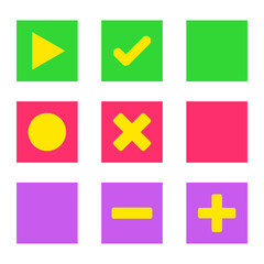 Obraz premium Category Flat Icon