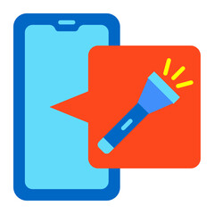 Torch Flat Icon