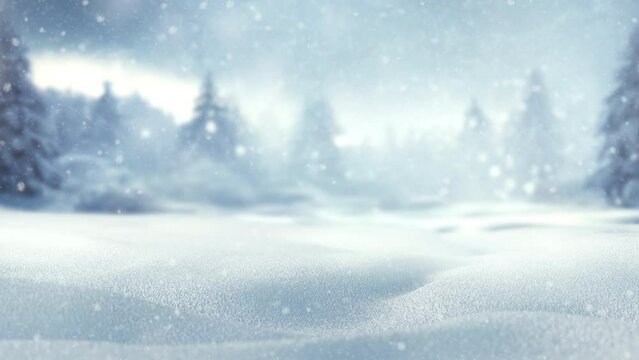 Winter background Christmas and new year holiday concept. Background of snow and frost with free space for your decoration.