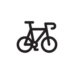 Obraz premium bike icon vector sign symbol