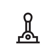 Lever icon vector sign symbol
