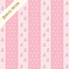 seamless pattern with pink stripes