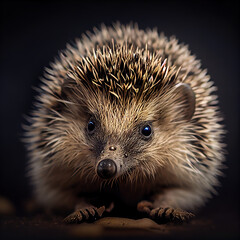 hedgehog portrait