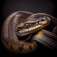 Fototapeta premium snake portrait